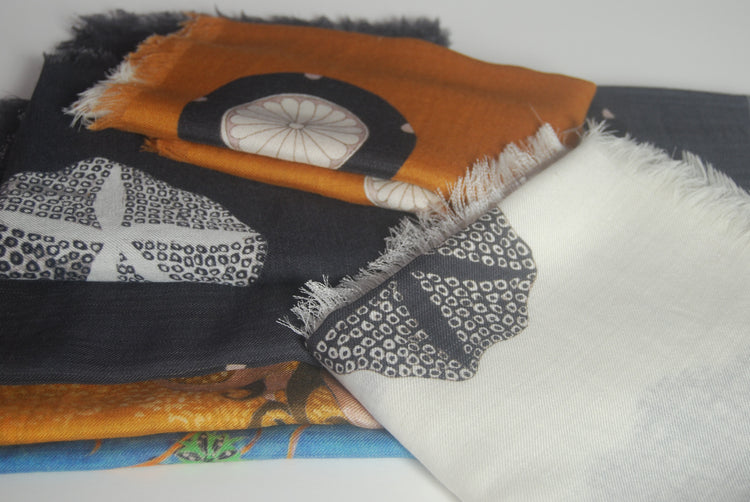 Men's Silk Wool Scarves