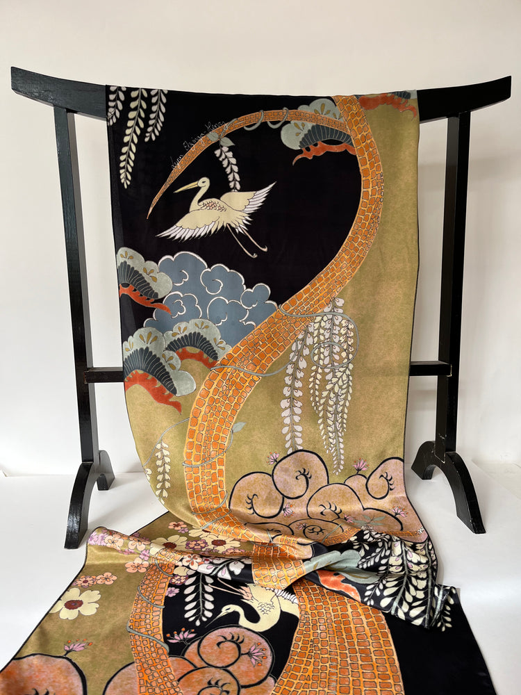Long Silk Scarves