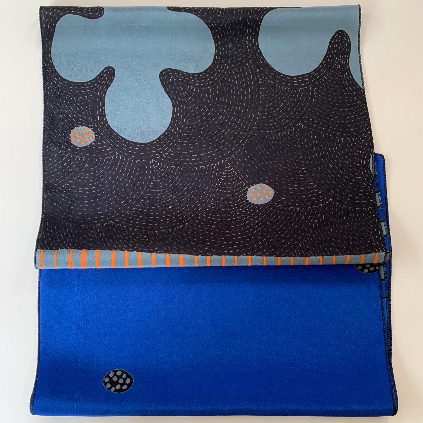 Stitched up Blue