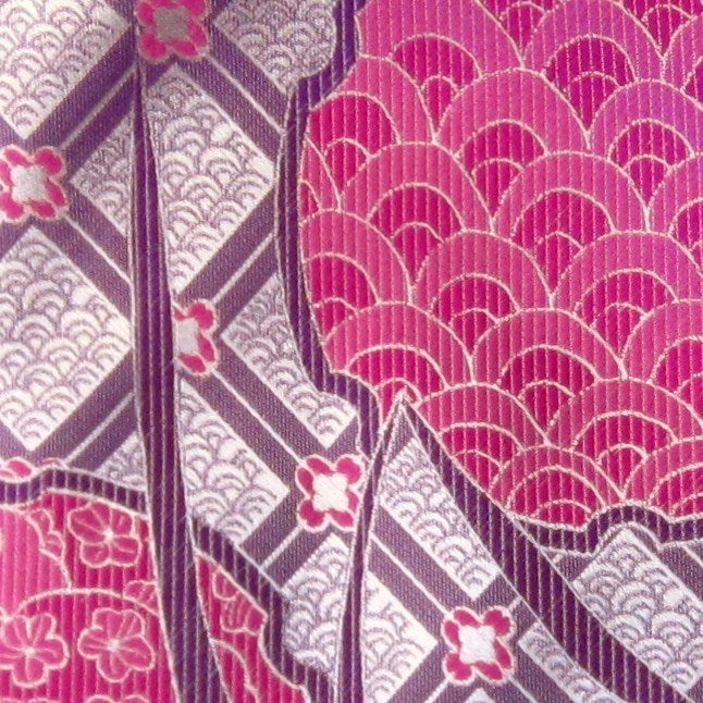 Hydrangea-Pink & Purple Silk Tie