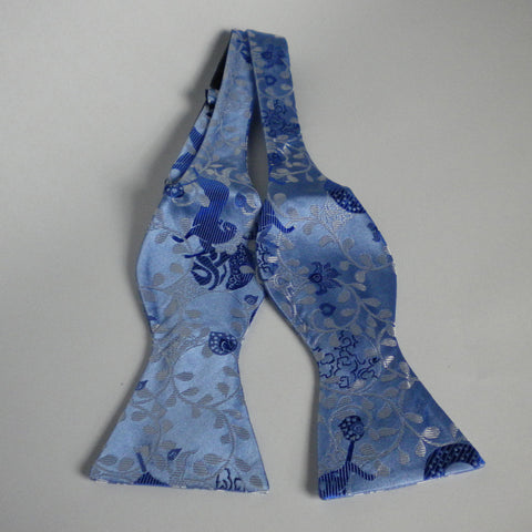Blue uma bow tie