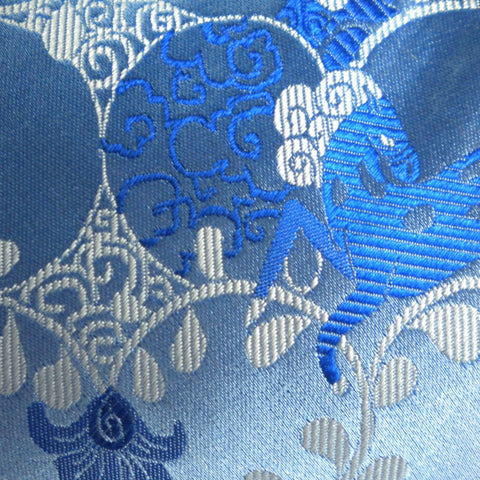 Horse- blues Silk Tie
