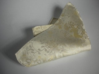 Cream Uma pocket square