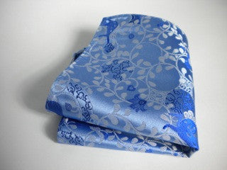 Blue Uma pocket square