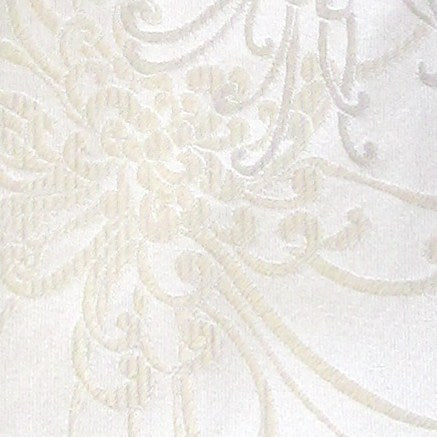 Spider Chrysanthemum - White Silk Tie