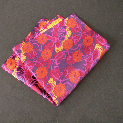 Purple Vase Pocket Square